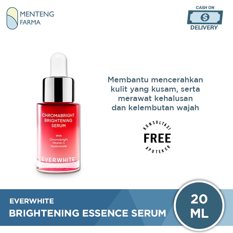 Everwhite Brightening Essence Serum 20 ML - Serum Untuk Mencerahkan Wajah