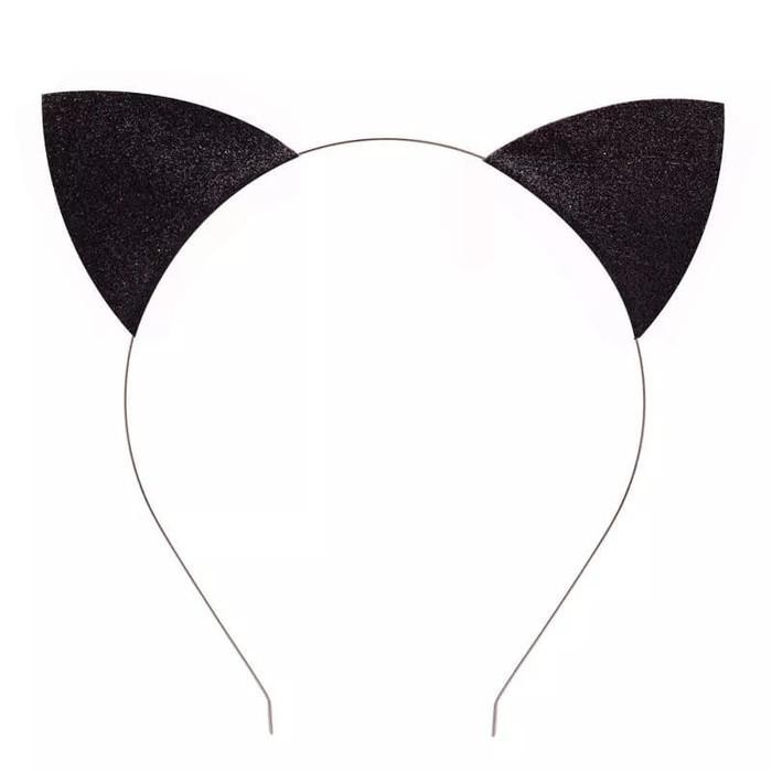 BANDO ANAK MAUPUN DEWASA TELINGA KUCING - HITAM