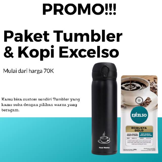 Paket Tumbler & Kopi Excelso