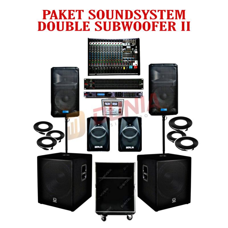 Paket Sound Golden Sound / Paket Double Subwoofer II
