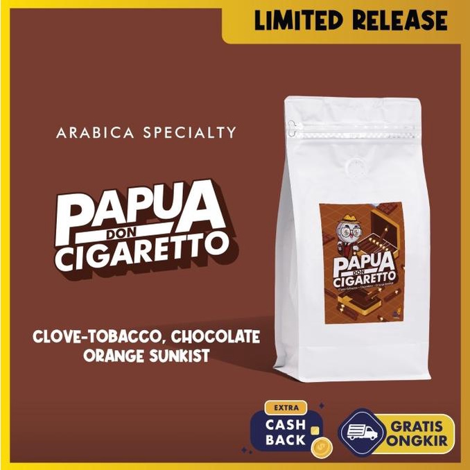 

Kopi Arabika PAPUA DON CIGARETTO 500g | Single Origin Specialty