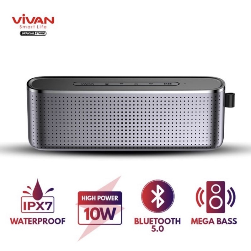 Speaker Bluetooth Vivan VS10 Speker Spiker Aktif Musik Music Lagu Mp3 Player