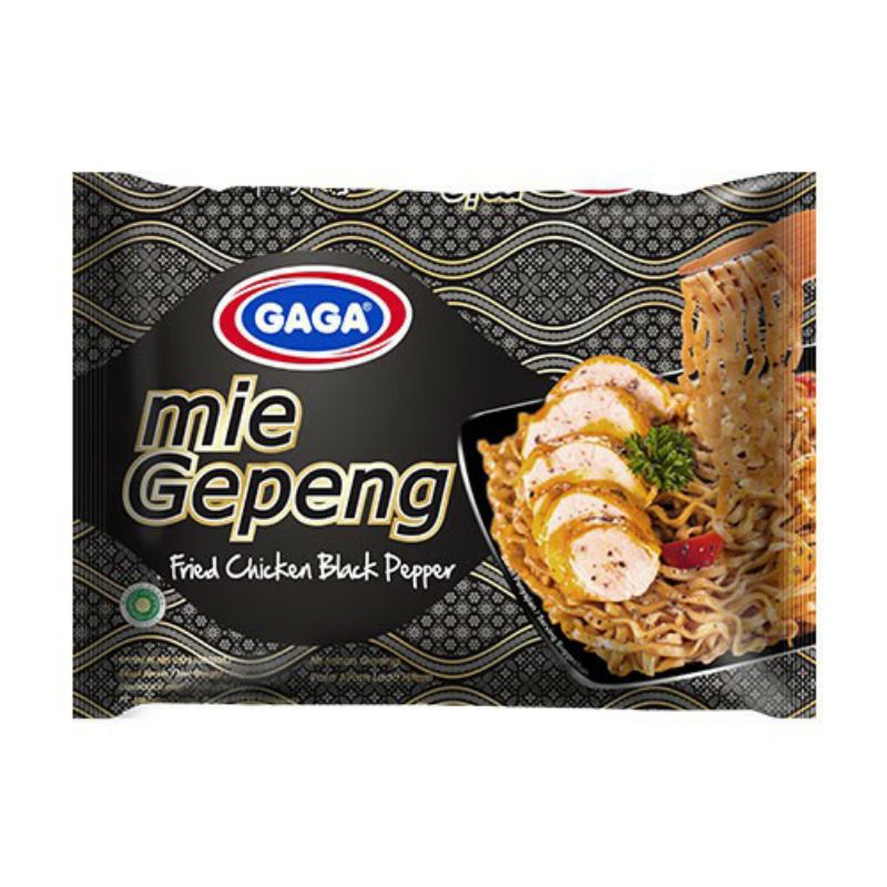 

GAGA Mie Gepeng Lada Hitam 75 gr