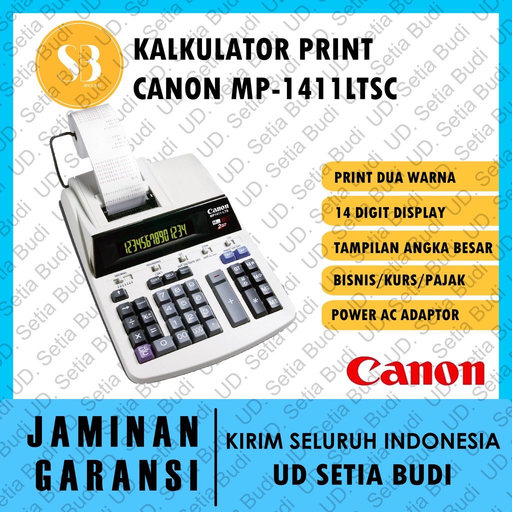 Kalkulator Printing CANON MP-1411LTSC Asli dan Bergaransi