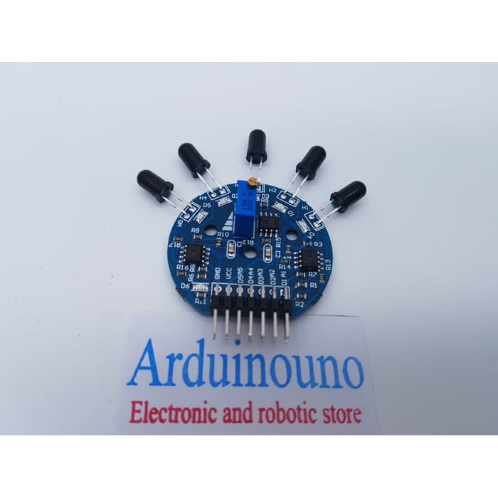 Flame sensor api 5 Channel detector pendeteksi Fire module for arduino