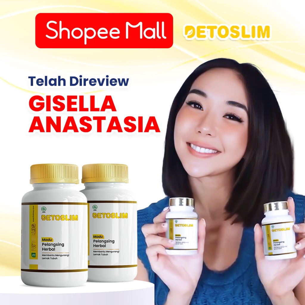 Kapsul Detoslim 3 Botol Kapsul Diet Penurun Berat Badan Alami Kapsul Pelangsing Alami Slimming Kapsul
