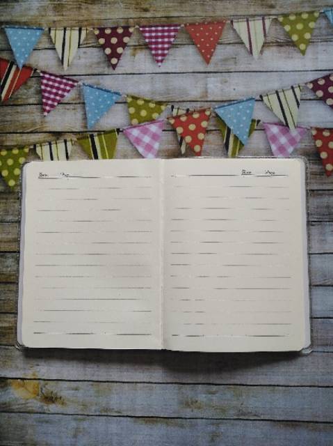 Buku memo notes notebook diary agenda 10.5x13.5 cm