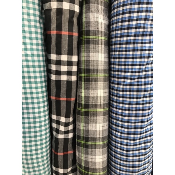 Katun kotak lebar 150 cm