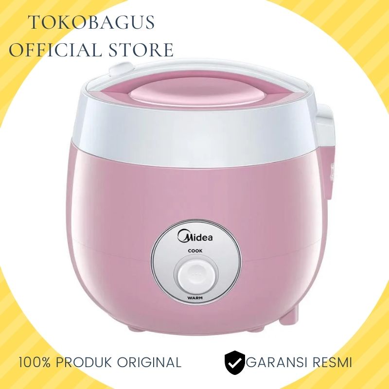 Midea Rice Cooker MRM-2001 Magic Com 0.8 Liter Pink