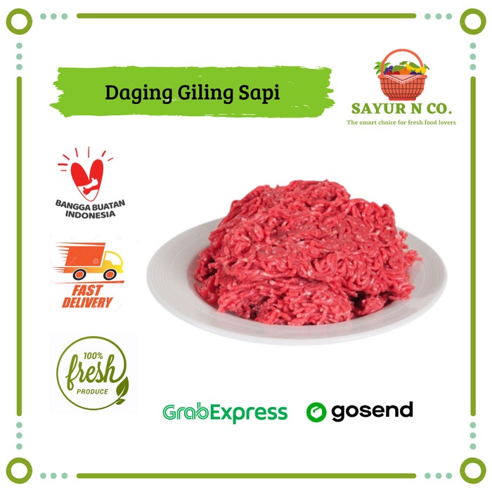 

Daging Giling Sapi Low Fat | Sayur N Co Bekasi