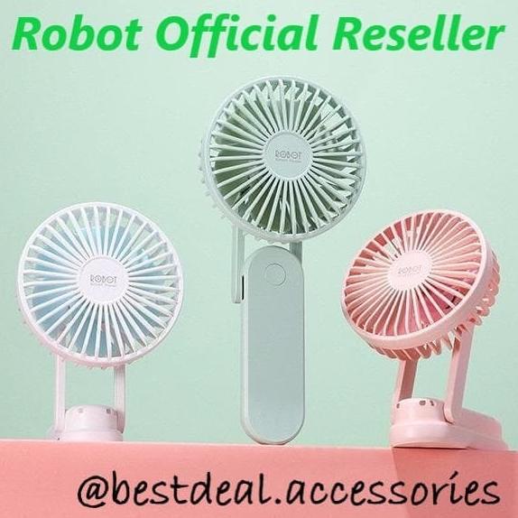 SALE Robot RT-BF11 Kipas Angin Portable Mini Fan &amp; Powerbank 2000mAh/POWERBANK 20000 MAH/POWERBANK MINI/POWERBANK ROBOT/POWERBANK IPHONE/POWERBANK 10000 MAH/POWERBANK FAST CHARGING/POWERBANK WIRELESS/POWERBANK ANKER