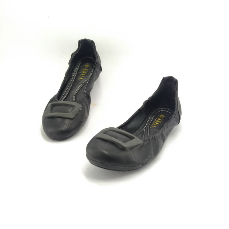 Sepatu Wanita Flatshoes Roll it ( BISA DILIPAT ) ANDIS AN09