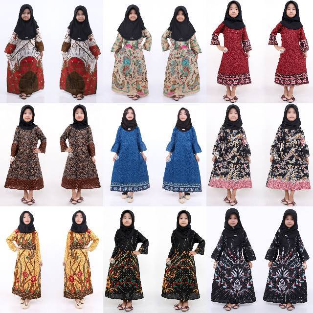 Gamis Anak Murah Gamis Batik Anak Umur 2- 10 Th