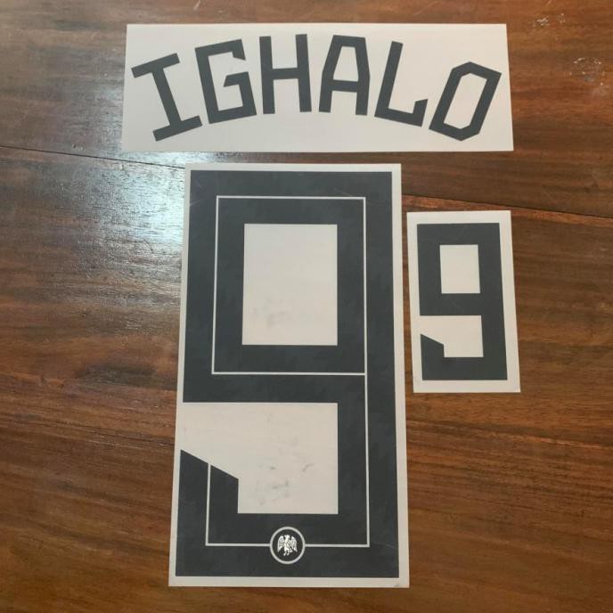 ORIGINAL 2020 - 21 NIGERIA HOME NAMESET IGHALO NO JERSEY