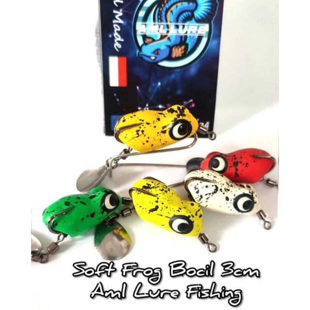 Soft Frog mini killer 3cm/lure casting/soft frog/umpan mancing
