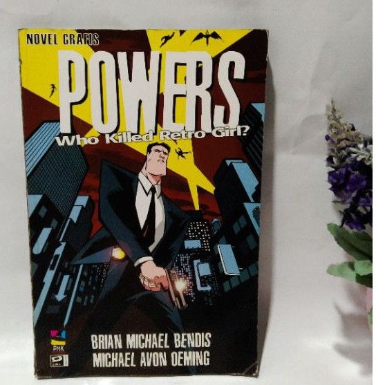 powers who killed retro girls novel grafis