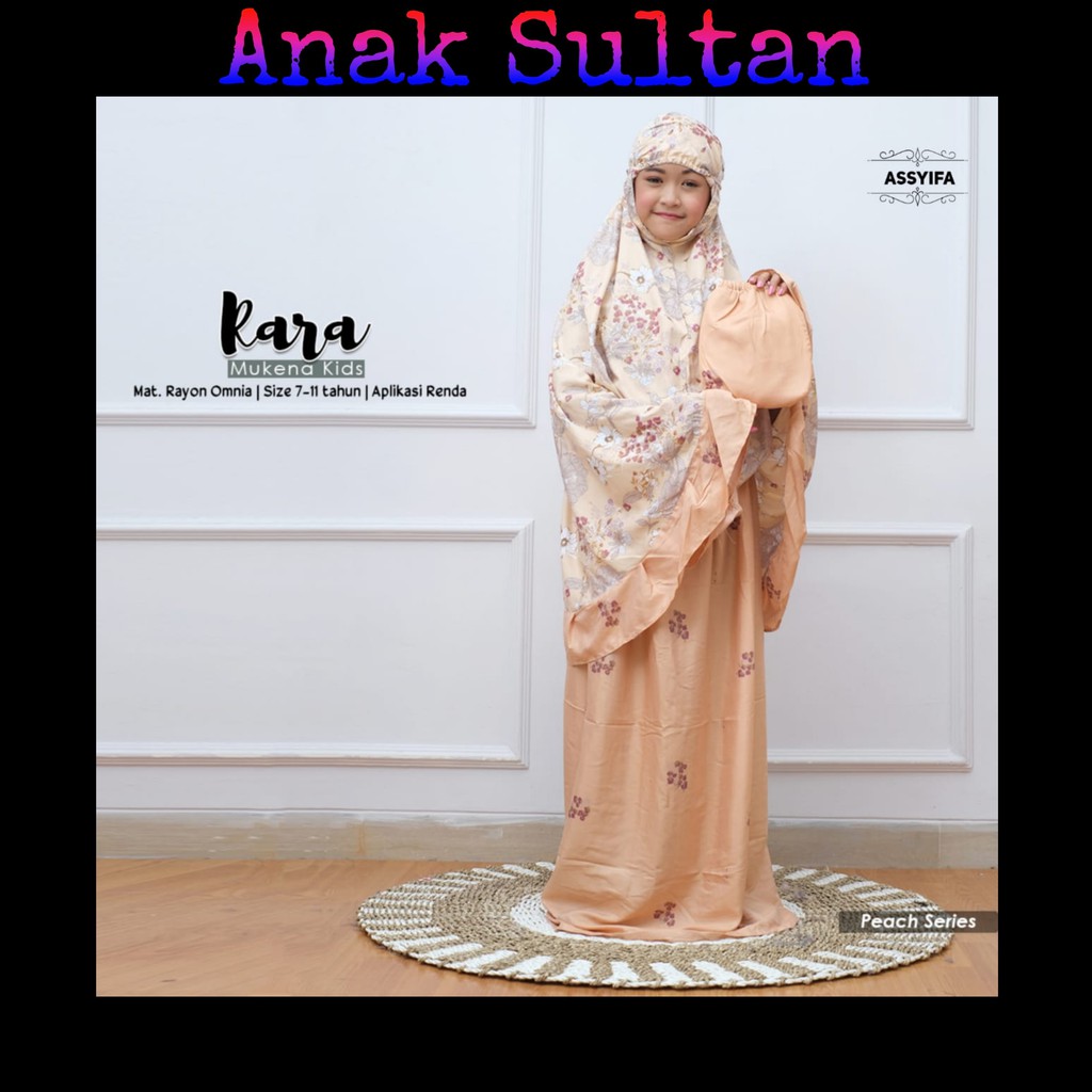 mukena anak 10 tahun model terbaru / fashion anak perempuan / setelan anak perempuan 10 tahun / RARA