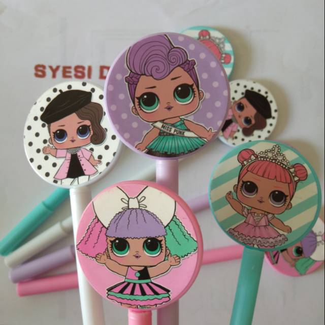 

Pulpen/Pen Gel Karakter Lucu Unik LOL