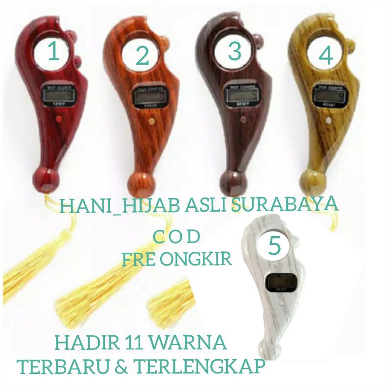 Tasbih digital kayu surabaya terlariis