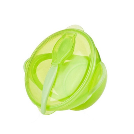 Nuby Garden Fresh Suction Bowl 'n Spoonlid -  Easy Go Suction Bowl and Spoon