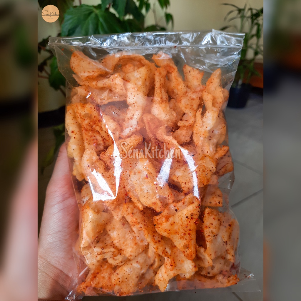 

Cireng Crispy / Cireng Kering Pedas Aroma Kacang 150 gr