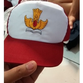 TOPI SD merah putih tutwuri(bisa satuan)