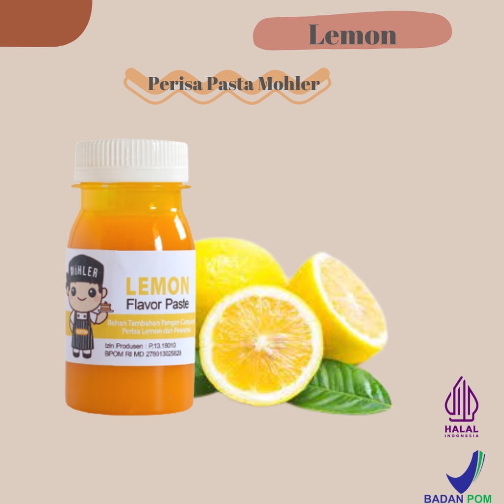 

⚡COD⚡ PERISA PASTA PEWARNA MOHLER LEMON 60gr / PERISA PASTA UNTUK TAMBAHAN ICE CREAM DAN MINUMAN BUKA PUASA LAIN NYA / PERISA PASTA LEMON COCOK UNTUK TAMBAHAN BAHAN PANGAN KUE DAN MAKANAN LAINNYA / MOHLER Pasta perisa pewarna LEMON