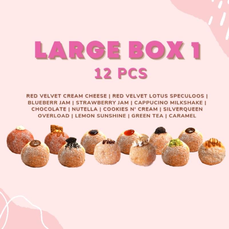 

Large Box 1 (12pcs) Bomboloni / Donat Khas Italia Ori dan Paling Laris