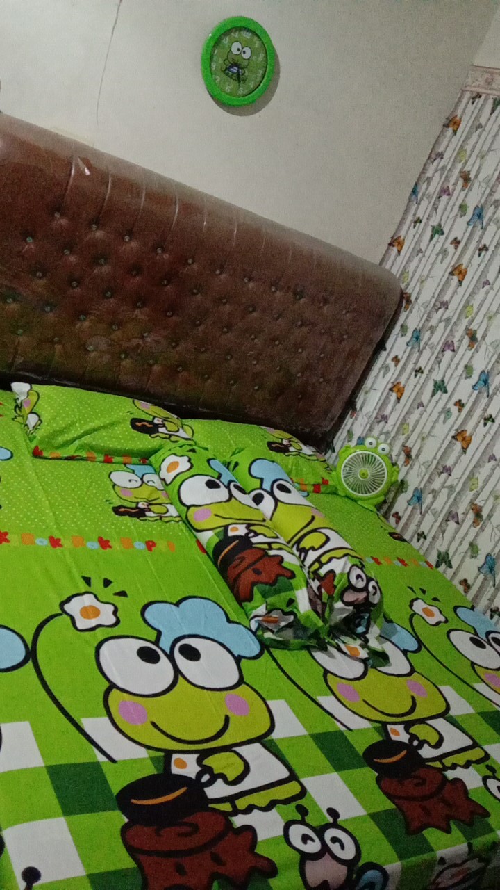 Sprei Lady Rose 180x200 / 160x200 Motif Kero Keropi Chef - King Queen - 180 160 Ladyrose Sp Kerropi