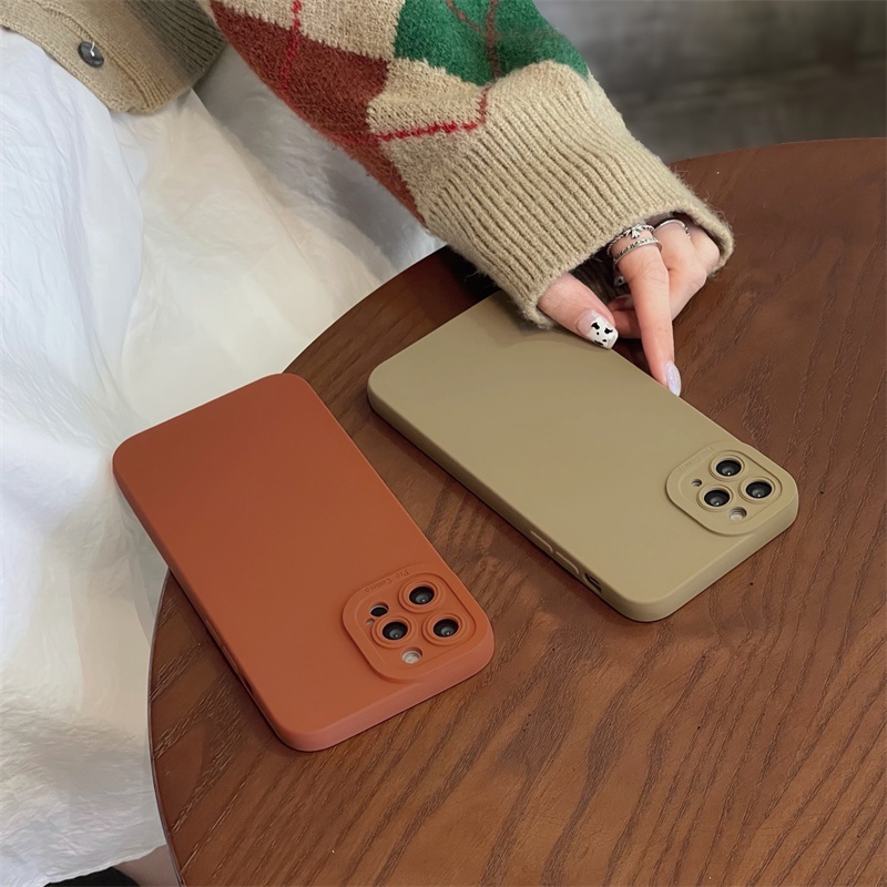 Soft Case Pelindung Lensa Kamera Bahan Silikon Untuk Iphone 14 13 12 11 Pro Max 7 8 Plus SE 2 X XR XS Max