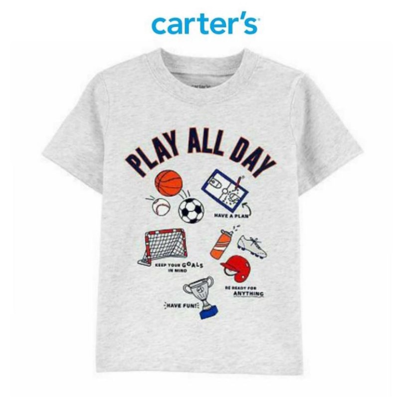 Carter's - Kaos Anak Bayi Laki | Size 3, 6, 9 bulan-Play All Day