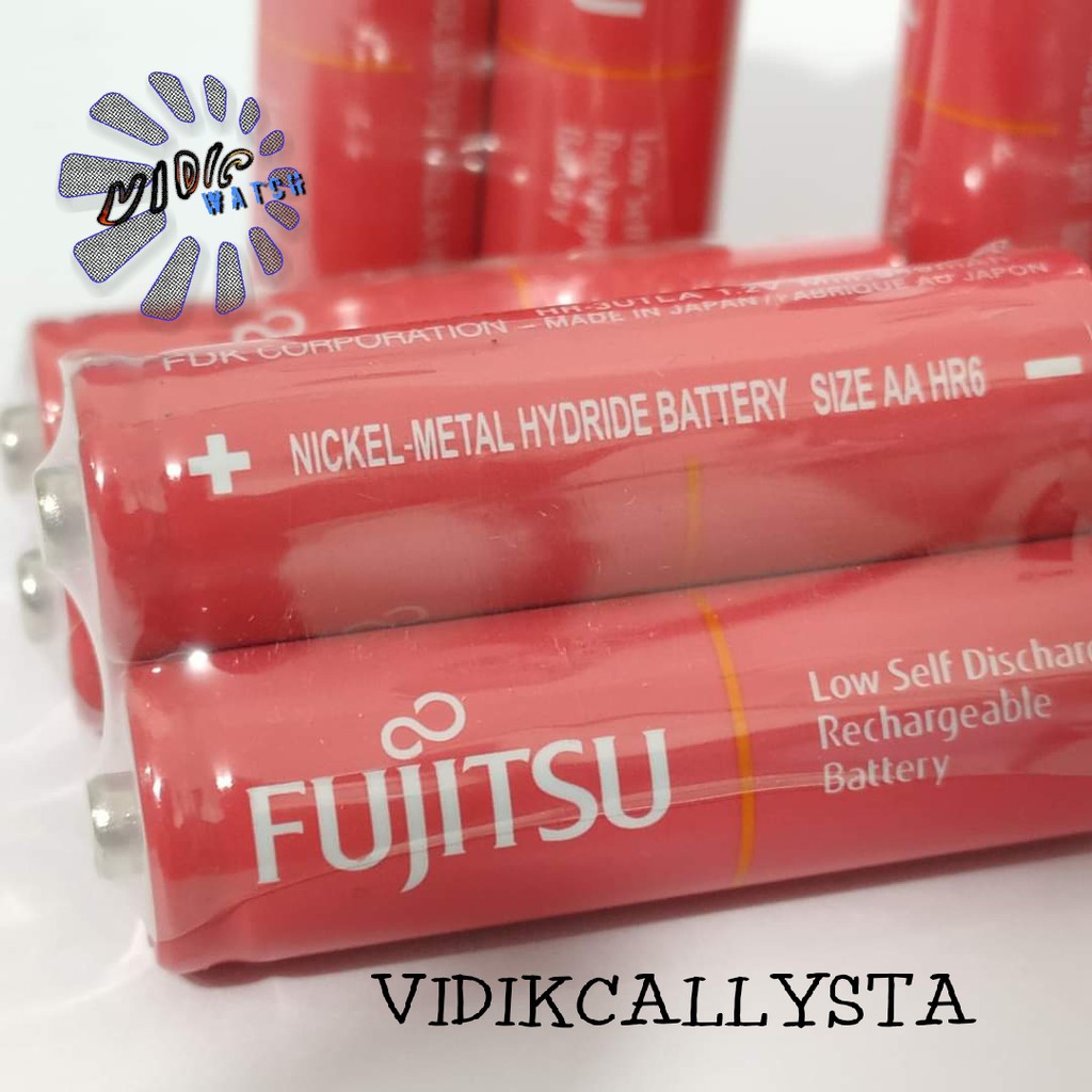 ASLI BATU BATRE BATTERY FUJITSU AA A2 950 mAh RECHARGEABLE BATRE CAS