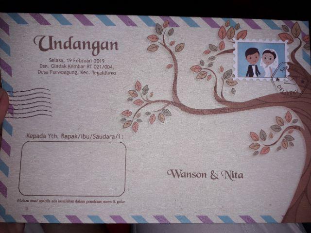 55 Koleksi Contoh Undangan Pernikahan Kembar Gratis Terbaru