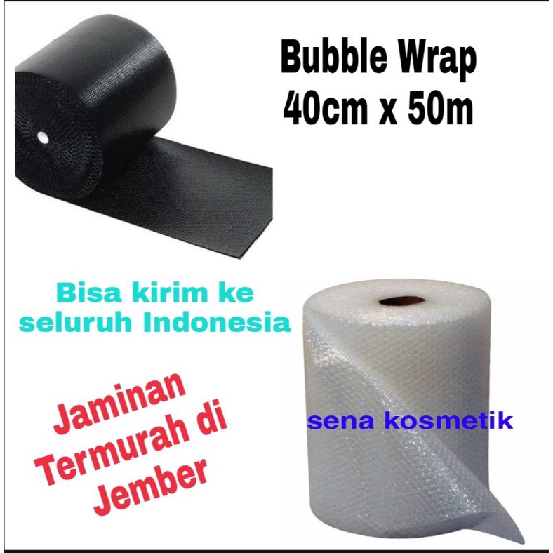 

Bubble Wrap Rol / Bubble Wrap Meteran Murah / Bubble Wrap Ukuran 40cm x 50m