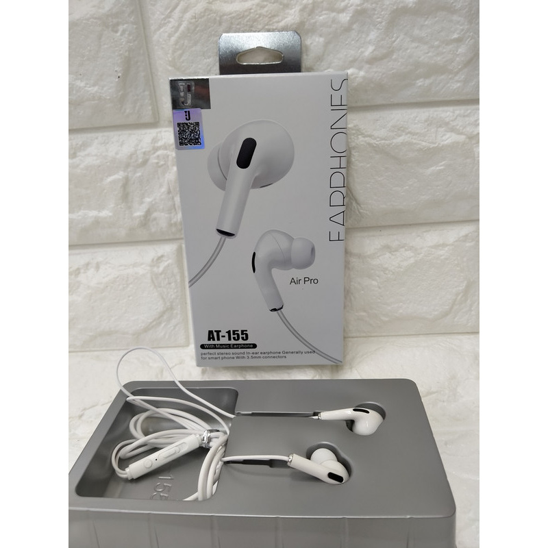 HF HANDSFREE HEADPHONE HEADSET EARPHONE AT-155