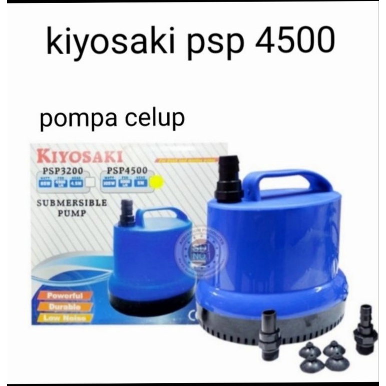 mesin kolam pompa aquarium kiyosaki psp 4500 air mancur tenaga kencang