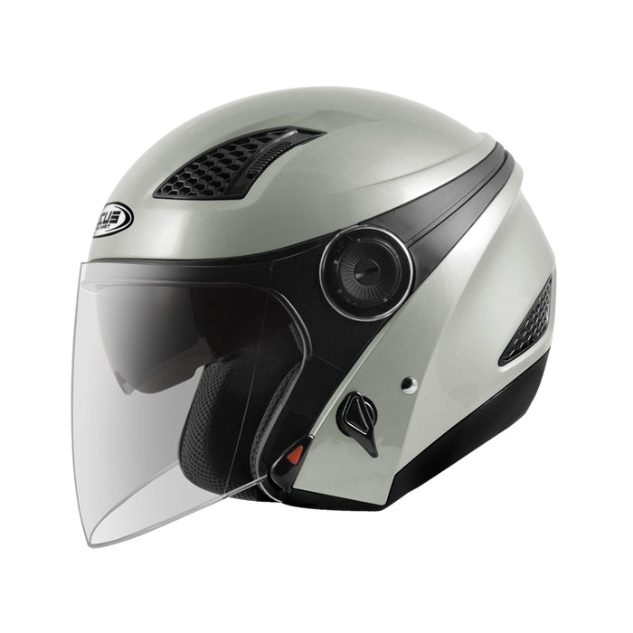 Helm Half Face Zeus 610 Silver
