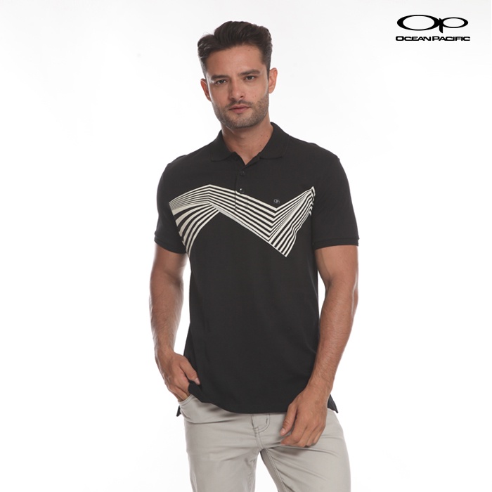 Kaos Polo Ocean Pacific 03MPF19120 Hitam