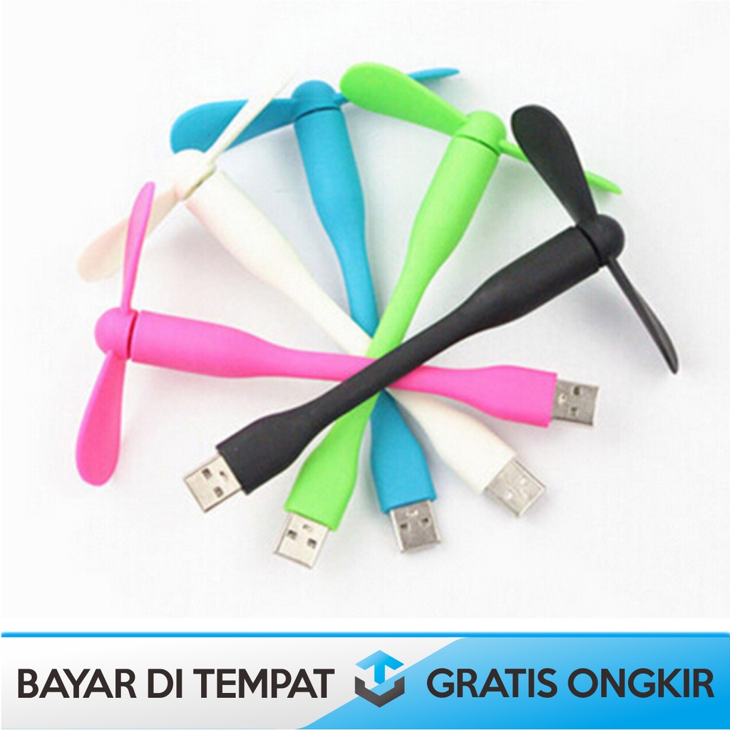 FAN HP KIPAS ANGIN MINI OTG COLOK MICRO USB SMARTPHONE PORTABLE MURAH