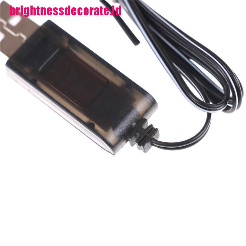 Brightid 1pc Kabel Adapter Charger Usb 3.7v Warna Hitam Untuk Sky Viper Drone Helikopter