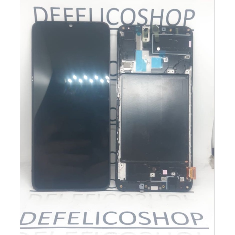 LCD TOUCHSCREEN FRAME FULLSET COMPLETE SAMSUNG GALAXY A70 / A705 / A705F A70 2019 ORIGINAL PABRIK 10