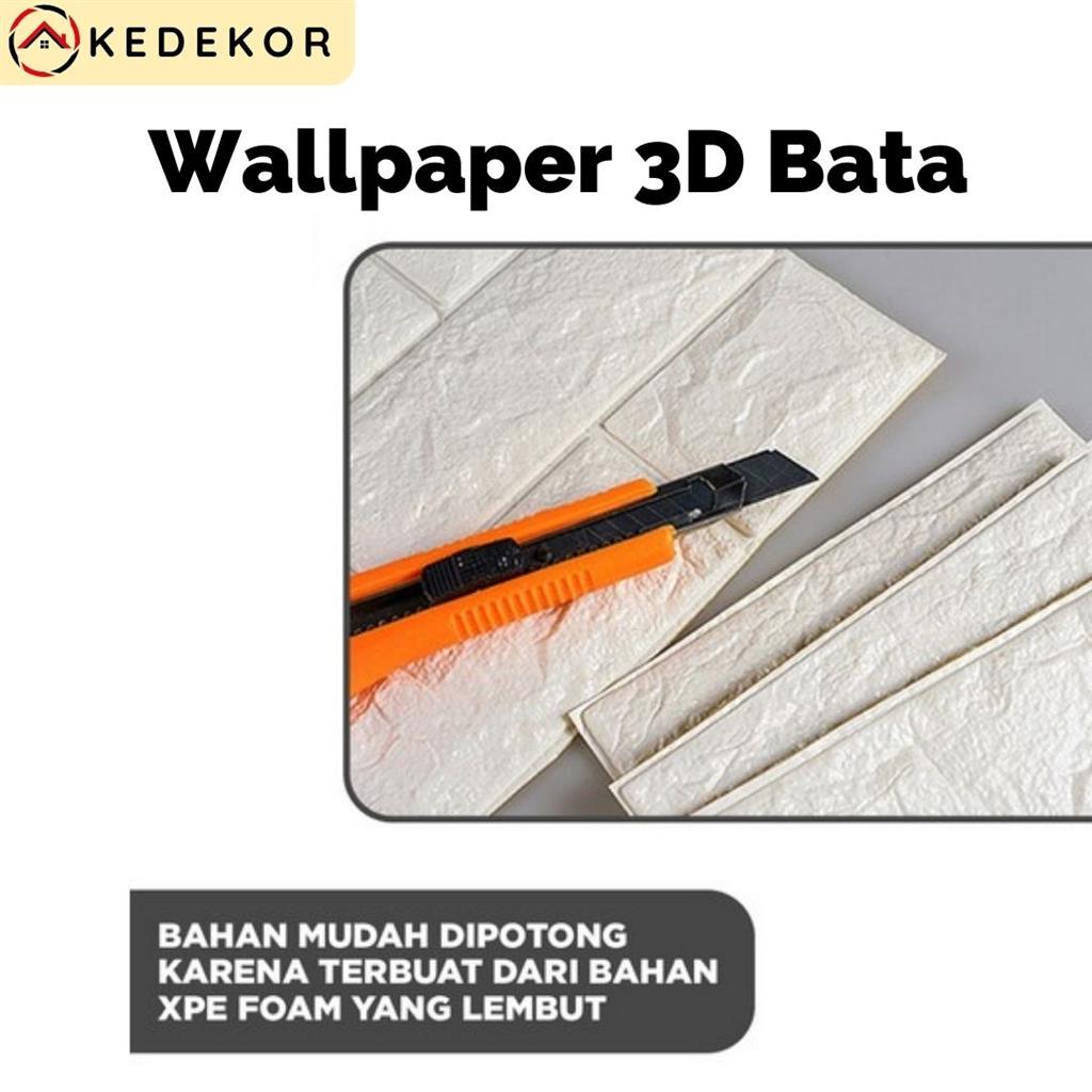 Wallpaper Dinding 3D FOAM 77x70 CM | Sticker Dinding / Wallfoam | Dekorasi Dinding Kamar Rumah Murah - OKEDEKOR-3