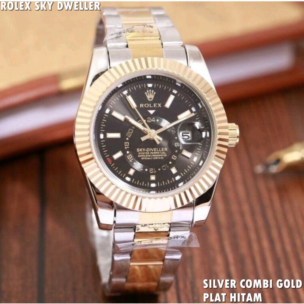 Grosiran Jam Tangan Pria Psa H17 - 465 Analog Tali Rantai Tanggal Aktif Original Garansi 6 Bulan Free Baterai Cadangan (BISA COD)