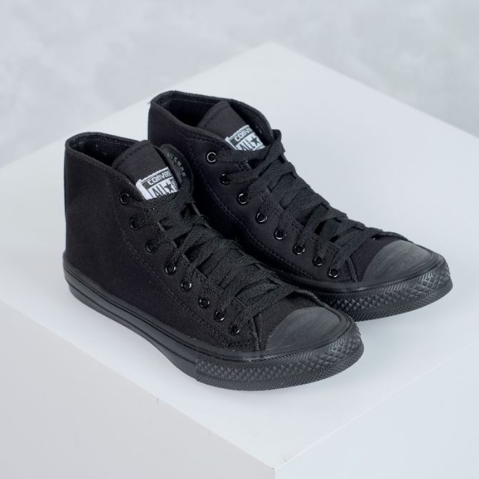 PROMO  SEPATU SNEAKERS CONVERSE BOOT FULL HITAM SEPATU BOOT PRIA  SEPATU BOOT WANITA  SEPATU TERLARI