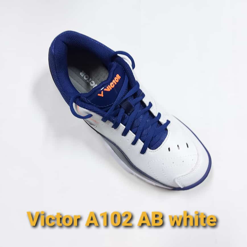 Sepatu badminton Victor A102 AB White