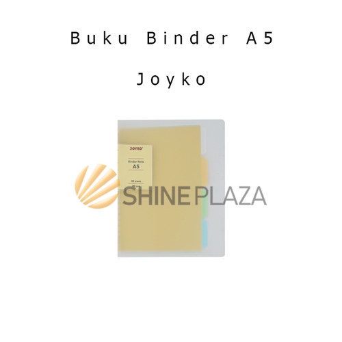 

Buku Binder Note A5 Joyko Transparan - Loose Leaf Notebook Clear Cover
