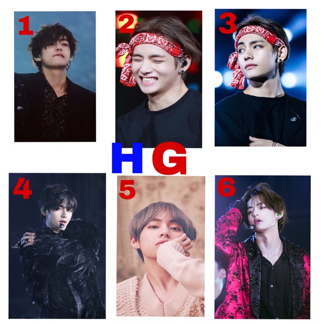 Poster A4 A3+ V BTS (Bisa request foto lain)
