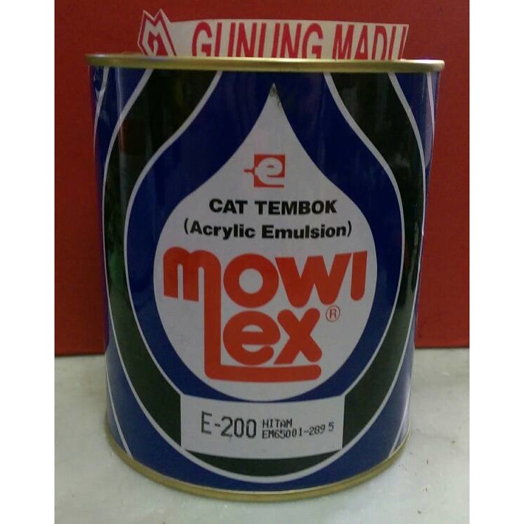 CAT TEMBOK HITAM MOWILEX E200 / 1 LITER