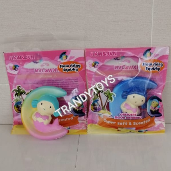 Squishy Murah Mainan SQUISHY [ MERMAID SABIT ] Licensed HKW&amp;JVN