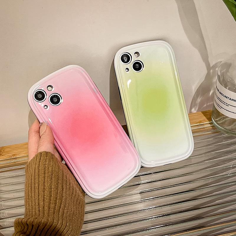 Rainbow flat gradient case iphone for 13 pro max